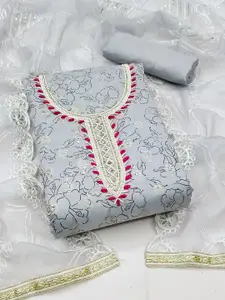 Maroosh Embellished Unstitched Dress Material