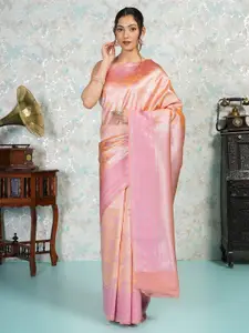 MIMOSA Floral Woven Design Zari Kanjeevaram Saree