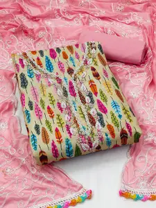 Maroosh Embellished Unstitched Dress Material