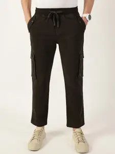 Thomas Scott Men Relaxed Loose Fit Easy Wash Cargos Trousers