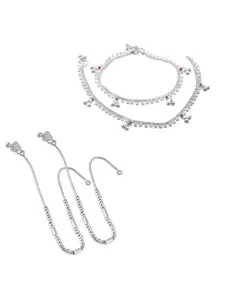 Lila Silver-Plated Anklet