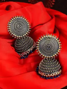 JMBW INTERNATIONAL Floral Jhumkas Earrings
