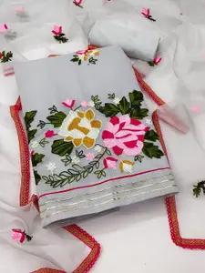 Maroosh Embellished Unstitched Dress Material