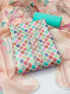 Maroosh Embellished Unstitched Dress Material