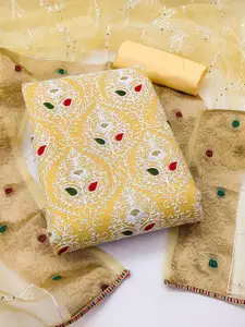 Maroosh Embellished Unstitched Dress Material