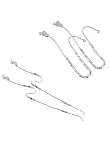 Lila Silver-Plated Anklet