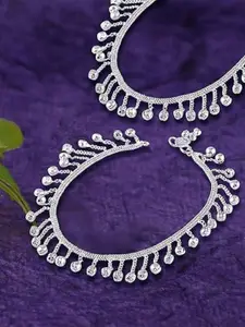 Lila Silver-Plated Anklet