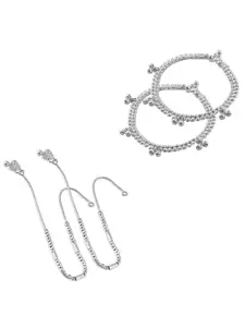 Lila Silver-Plated Anklet