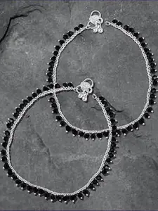 Lila Silver-Plated Anklet