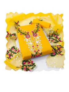 Maroosh Embellished Unstitched Dress Material