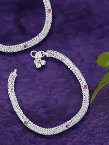 Lila Silver-Plated Anklet