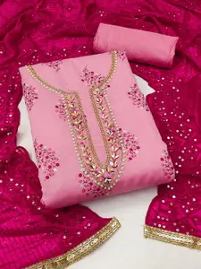 Maroosh Embellished Unstitched Dress Material