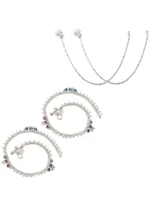 Lila Silver-Plated Anklet