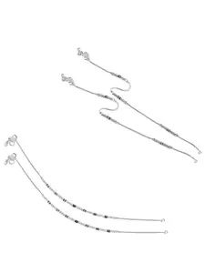 Lila Silver-Plated Anklet