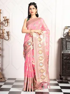 MIMOSA Ethnic Motifs Woven Design Kanjeevaram Saree