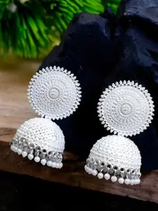 JMBW INTERNATIONAL Floral Jhumkas Earrings