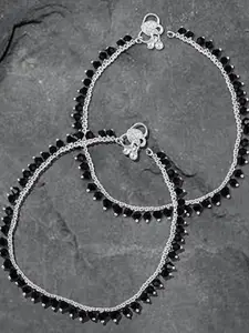 Lila Silver-Plated Anklet