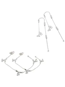 Lila Silver-Plated Anklet