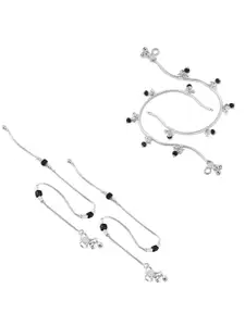 Lila Silver-Plated Anklet