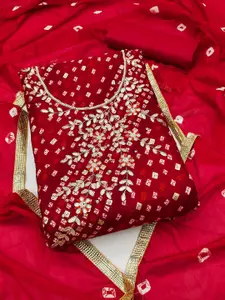 Maroosh Embellished Unstitched Dress Material