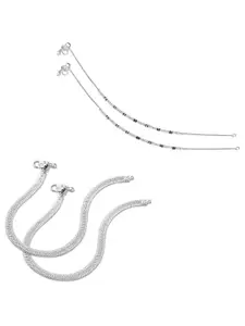 Lila Silver-Plated Anklet