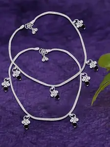 Lila Silver-Plated Anklet