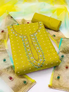 Maroosh Embellished Unstitched Dress Material