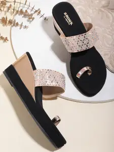 Anouk Embellished Wedge Heels