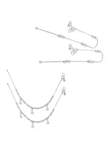 Lila Silver-Plated Anklet