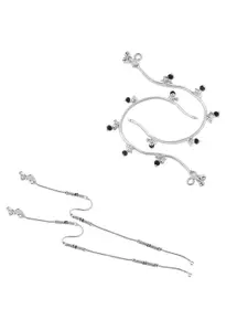 Lila Silver-Plated Anklet