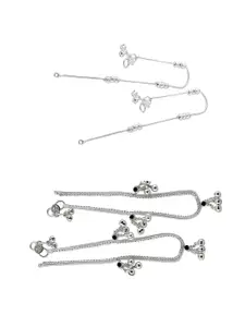 Lila Silver-Plated Anklet