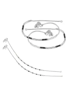 Lila Silver-Plated Anklet