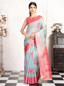 MIMOSA Woven Design Zari Kanjeevaram Saree