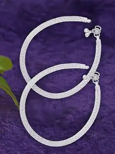 Lila Silver-Plated Anklet