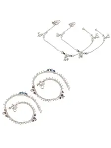 Lila Silver-Plated Anklet