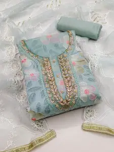 Maroosh Embellished Organza Unstitched Dress Material