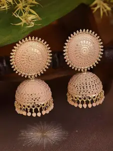 JMBW INTERNATIONAL Floral Jhumkas Earrings