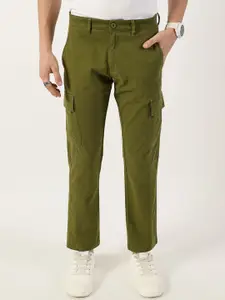 Thomas Scott Men Smart Easy Wash Cargos Trousers