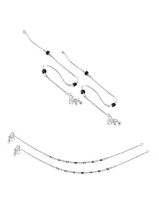 Lila Silver-Plated Anklet