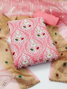 Maroosh Embellished Unstitched Dress Material