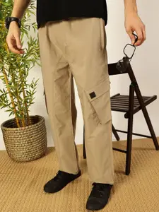Thomas Scott Men Smart Loose Fit Cargos Trousers