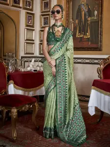 elora Woven Design Silk Blend Patola Saree