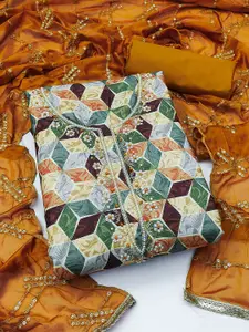 Maroosh Embellished Unstitched Dress Material