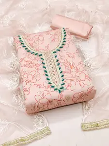 Maroosh Embellished Unstitched Dress Material