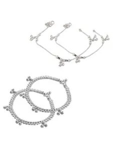 Lila Silver-Plated Anklet