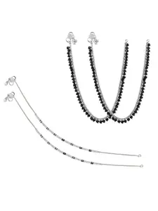 Lila Silver-Plated Anklet