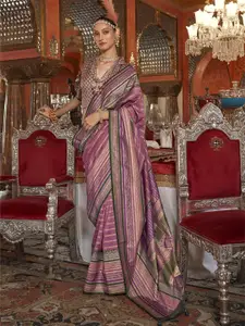 elora Striped Pure Silk Kanjeevaram Saree