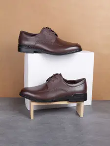 J.FONTINI Men Leather Formal Derbys