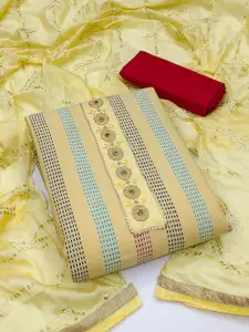 Maroosh Embellished Unstitched Dress Material