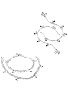 Lila Silver-Plated Anklet